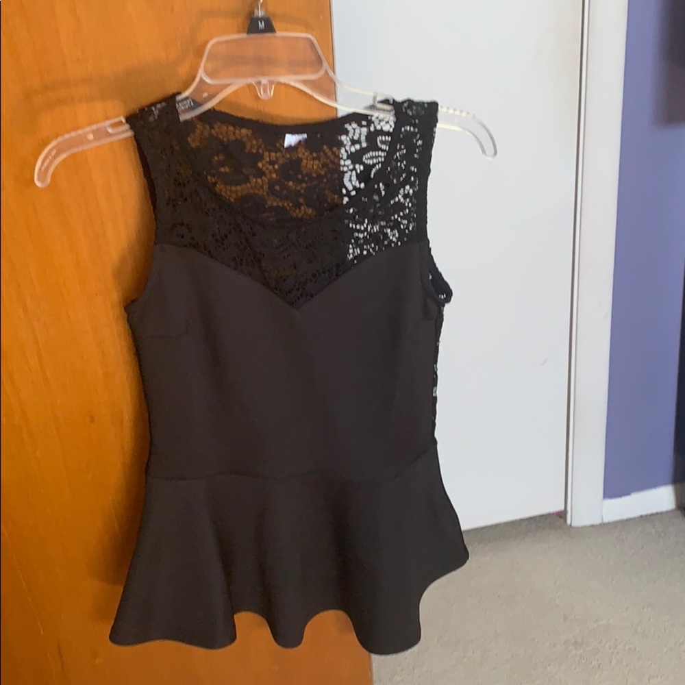 H&M laced back shirt